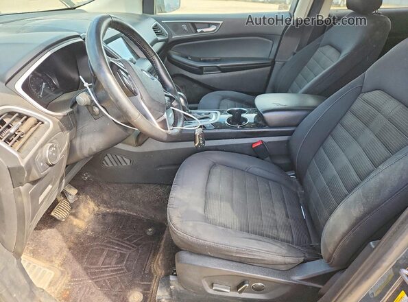 2FMPK4J91GBC38778 2016 FORD EDGE Blue Widok wnętrza z przodu