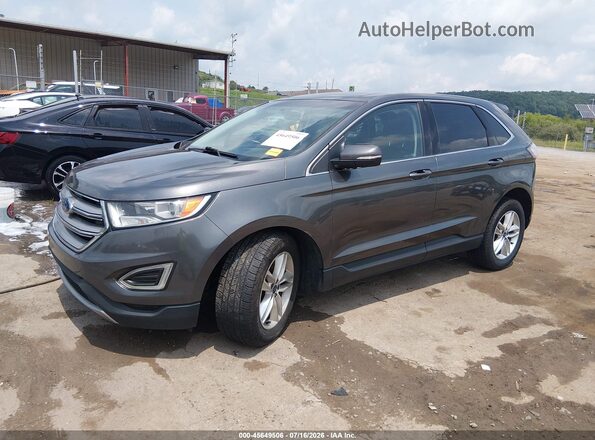2FMPK4J91GBC64653 2016 FORD EDGE Gray Przód lewy
