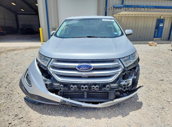 2FMPK4J91HBB25088 2017 FORD EDGE Silver Widok z przodu