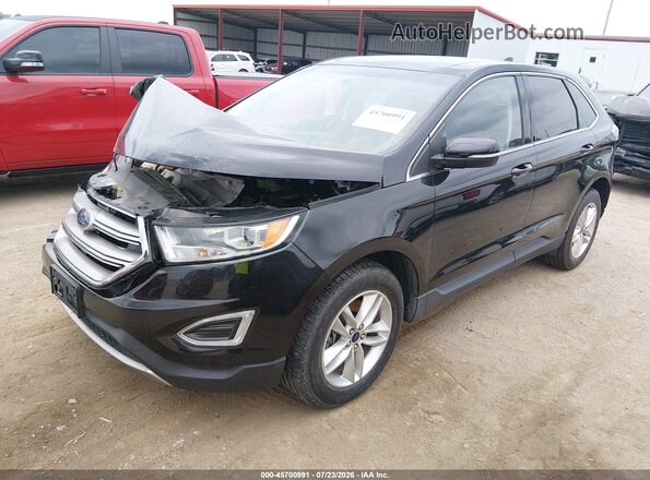 2FMPK4J91HBB26211 2017 FORD EDGE Black Front left