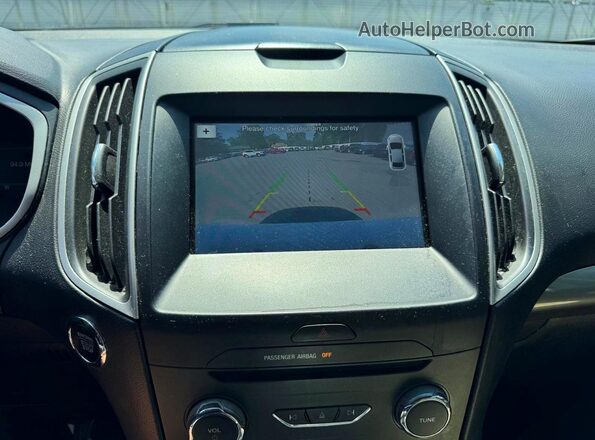 2FMPK4J91HBB30405 2017 FORD EDGE White Вид задніх сидінь