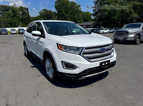 2FMPK4J91HBB30405 2017 FORD EDGE White Передня права чверть