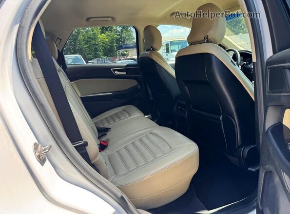 2FMPK4J91HBB30405 2017 FORD EDGE White Вид панелі приладів