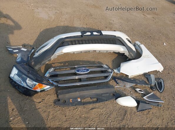2FMPK4J91HBC13493 2017 FORD EDGE White Vista del cuadro de instrumentos