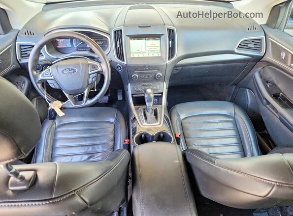 2FMPK4J91HBC37339 2017 FORD EDGE Gray Dashboard view