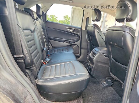 2FMPK4J91HBC37339 2017 FORD EDGE Gray Rear interior view