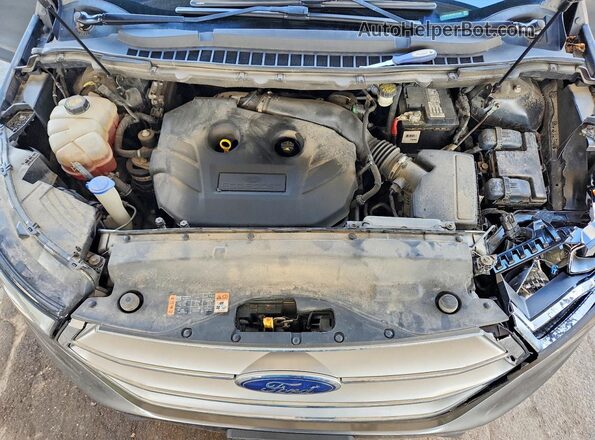 2FMPK4J91HBC37339 2017 FORD EDGE Gray Engine compartment view