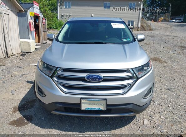 2FMPK4J91JBB78413 2018 FORD EDGE Серебряный Вид щитка приборов