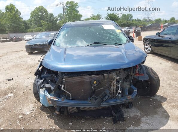 2FMPK4J91JBC34172 2018 FORD EDGE Blue წინა ხედი