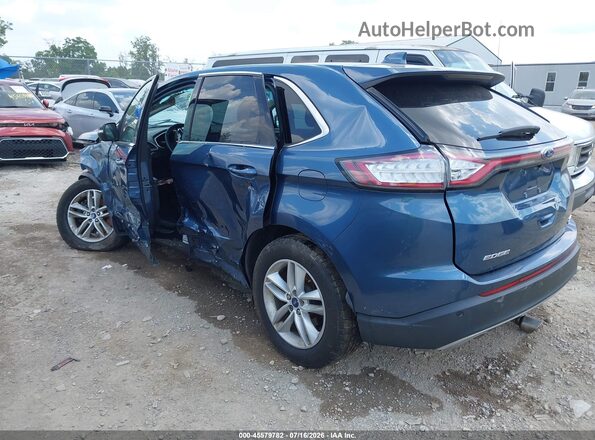 2FMPK4J91JBC34172 2018 FORD EDGE Blue უკანა მარცხენა