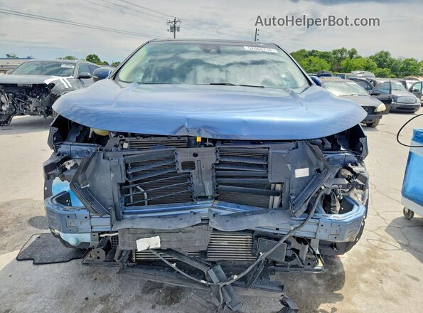 2FMPK4J91JBC42305 2018 FORD EDGE Blue წინა ხედი