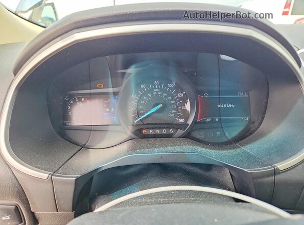 2FMPK4J91JBC42305 2018 FORD EDGE Blue ხელსაწყოთა პანელის ხედი