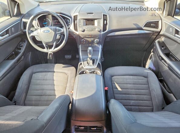 2FMPK4J91JBC56480 2018 FORD EDGE Charcoal წინა პანელის ხედი
