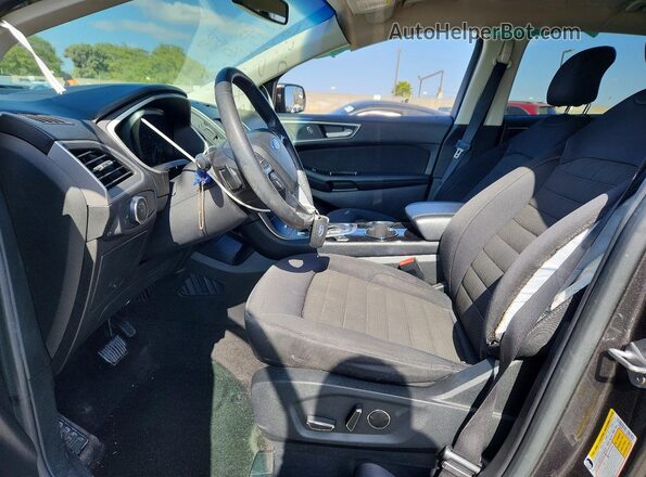 2FMPK4J91JBC56480 2018 FORD EDGE Charcoal წინა სალონის ხედი