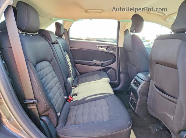2FMPK4J91JBC56480 2018 FORD EDGE Charcoal უკანა სალონის ხედი