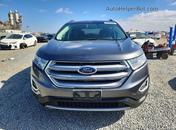 2FMPK4J91JBC56480 2018 FORD EDGE Charcoal წინა ხედი