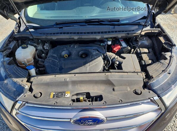 2FMPK4J91JBC56480 2018 FORD EDGE Charcoal ძრავის განყოფილების ხედი