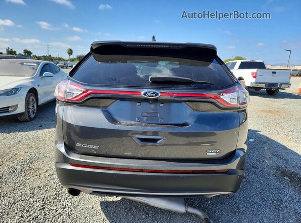 2FMPK4J91JBC56480 2018 FORD EDGE Charcoal უკანა ხედი