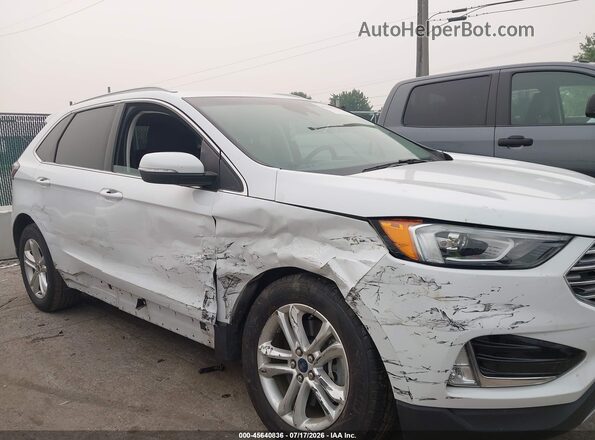 2FMPK4J91KBB67820 2019 FORD EDGE White Front view