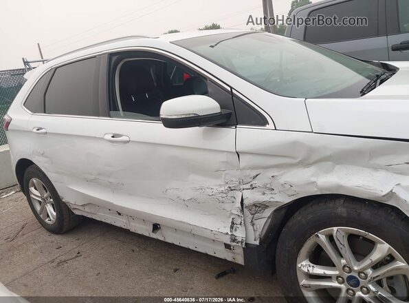 2FMPK4J91KBB67820 2019 FORD EDGE White Rear interior view