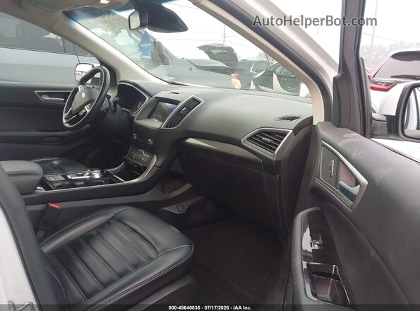 2FMPK4J91KBB67820 2019 FORD EDGE White Front interior view