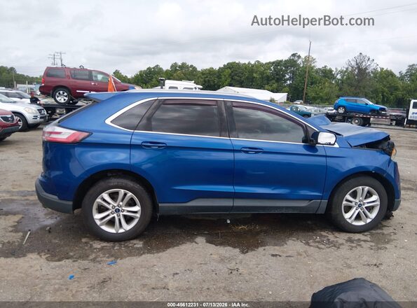 2FMPK4J91LBA15246 2020 FORD EDGE Blue Панорамний вид салону 360°