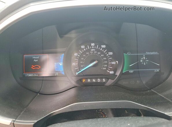2FMPK4J91LBA17983 2020 FORD EDGE Черный Вид щитка приборов