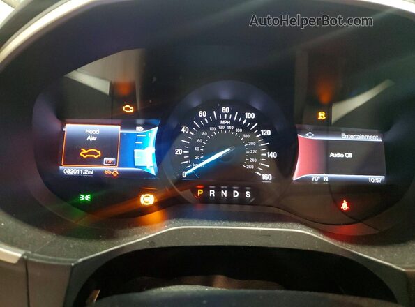 2FMPK4J91LBA17997 2020 FORD EDGE Blue Սարքավորումների վահանակի տեսք