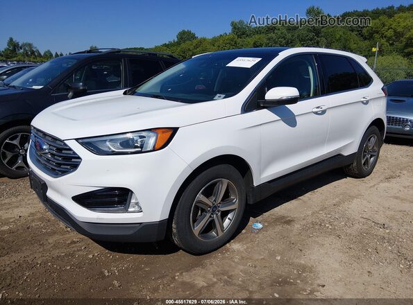 2FMPK4J91LBA25923 2020 FORD EDGE White Vista tres cuartos delantera izquierda