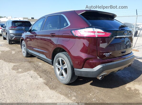 2FMPK4J91LBA59716 2020 FORD EDGE Maroon Tył lewy