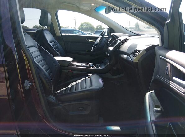2FMPK4J91LBA59716 2020 FORD EDGE Maroon Widok wnętrza z przodu