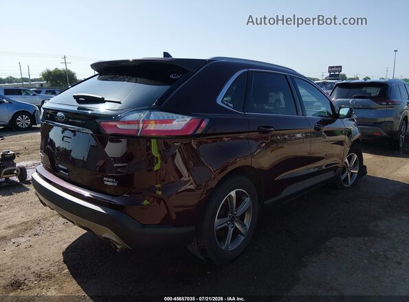 2FMPK4J91LBA59716 2020 FORD EDGE Maroon Tył prawy