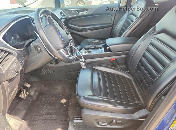 2FMPK4J91LBA64611 2020 FORD EDGE Blue წინა სალონის ხედი