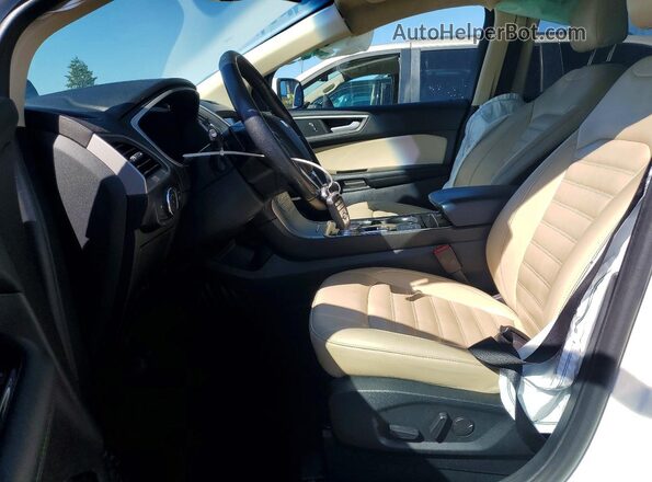 2FMPK4J91LBB03827 2020 FORD EDGE White Vista interior delantera