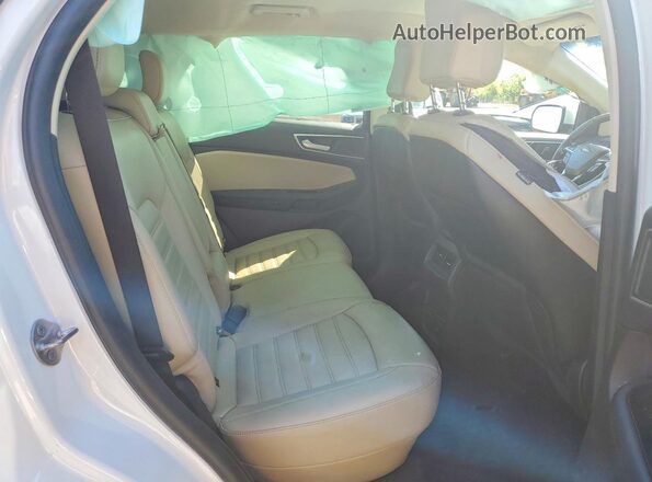 2FMPK4J91LBB03827 2020 FORD EDGE White Vista interior trasera