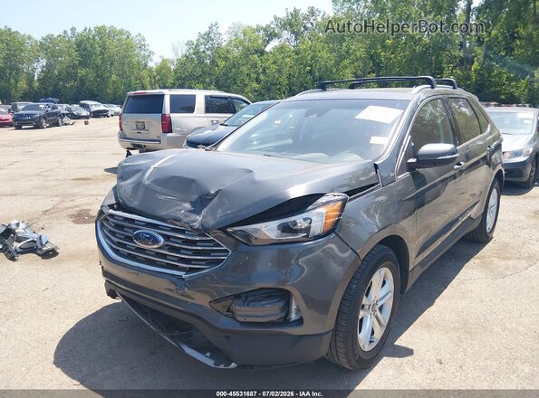 2FMPK4J91LBB51263 2020 FORD EDGE Gray Առջևի ձախ երեք քառորդ տեսարան