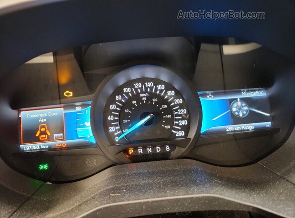 2FMPK4J91MBA07746 2021 FORD EDGE Серебряный Вид щитка приборов