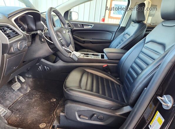 2FMPK4J91MBA47342 2021 FORD EDGE Черный Вид салона спереди