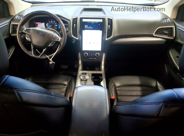 2FMPK4J91NBA10423 2022 FORD EDGE Silver Առջևի վահանակի տեսք