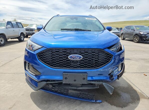 2FMPK4J91NBA19171 2022 FORD EDGE Blue Widok z przodu