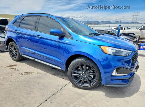 2FMPK4J91NBA19171 2022 FORD EDGE Blue Przód prawy