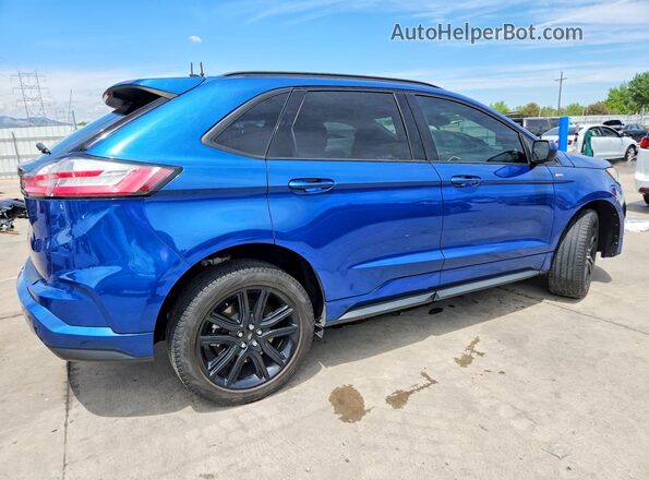 2FMPK4J91NBA19171 2022 FORD EDGE Blue Tył prawy