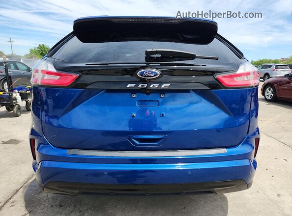 2FMPK4J91NBA19171 2022 FORD EDGE Blue Widok z tyłu