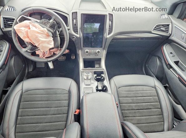 2FMPK4J91NBA19171 2022 FORD EDGE Blue Widok deski rozdzielczej
