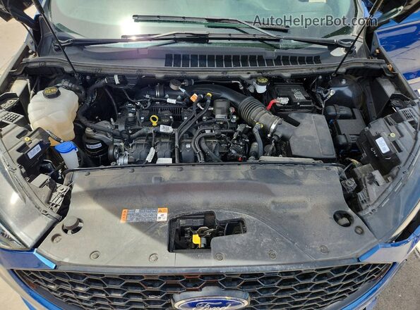2FMPK4J91NBA19171 2022 FORD EDGE Blue Widok komory silnika