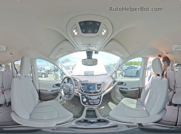 2FMPK4J91NBA19171 2022 FORD EDGE Blue Widok wnętrza 360 stopni