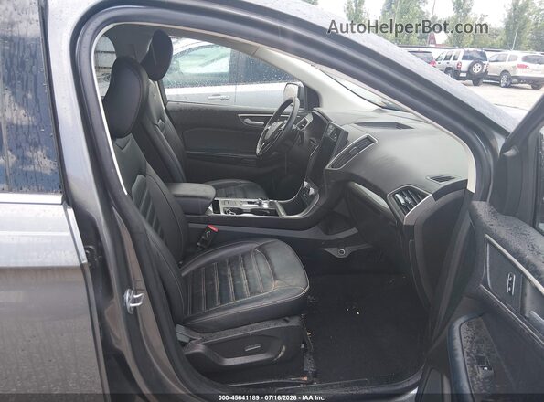 2FMPK4J91PBA05094 2023 FORD EDGE Gray Вид салону спереду