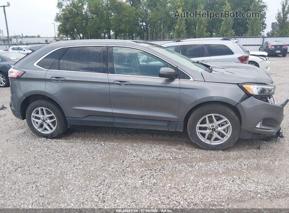 2FMPK4J91PBA05094 2023 FORD EDGE Gray Вид щитка приладів