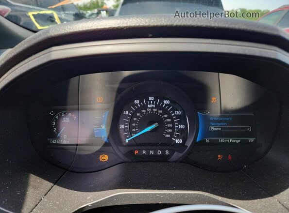 2FMPK4J91PBA51203 2023 FORD EDGE Серый Вид щитка приборов
