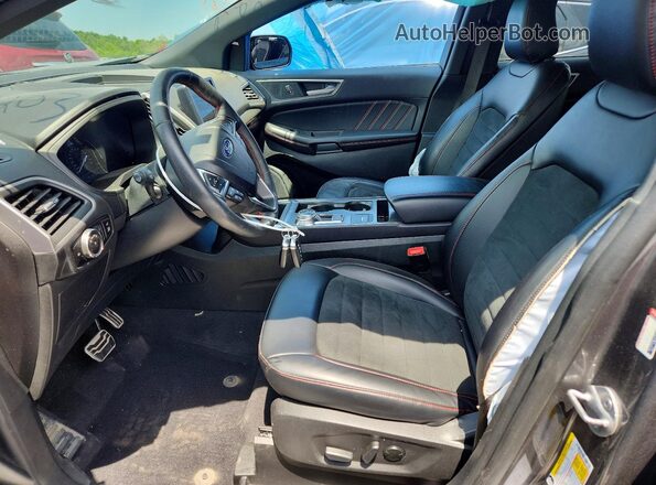 2FMPK4J91PBA51203 2023 FORD EDGE Серый Вид салона спереди